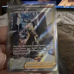 Pokemon Cynthia's Ambition GG60/GG70 Crown Zenith Ultra Rare Holo - Image 1