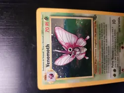 Venomoth - 13/64 - Jungle Holo Rare (Pokemon TCG 1999, SPANISH) LP - Image 4