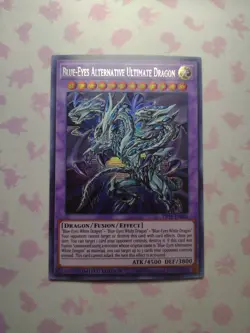 Yu-Gi-Oh Blue-Eyes Alternative Ultimate Dragon Prismatic Secret Rare NM/M - Image 1