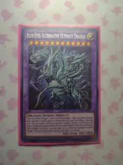 Yu-Gi-Oh Blue-Eyes Alternative Ultimate Dragon Prismatic Secret Rare NM/M - Image 3