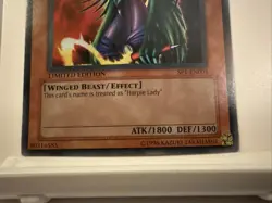Yu-Gi-Oh! TCG Cyber Harpie Lady Limited Edition SP1-EN001 - Image 2