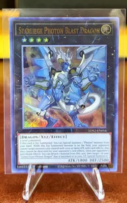 YuGiOh! - Starliege Photon Blast Dragon LDS2-EN054 Ultra Rare 1st Edition NM - Image 1