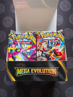 Pokemon Tcg Mega Evolution Open Booster Box Bundle 380+ Cards C/U/R/EX Opened - Image 2