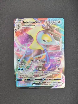 Pokemon TCG Inteleon VMAX 050/192 Rare Rebel Clash Sword & Shield Holo Card - Image 1