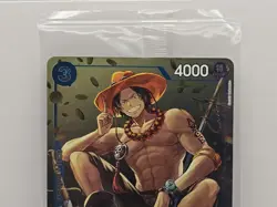 One Piece CCG Sealed Portgas D. Ace Tin Set Vol 2 Promo Card P-074 - Image 2