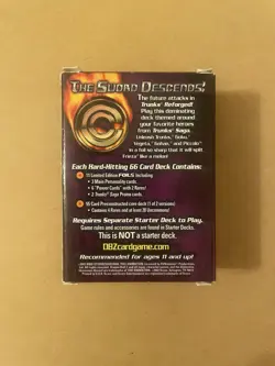Dragon Ball Z CCG Trunks Reforged Theme Deck 66 Cards Limited Foils-Sealed-New - Image 3