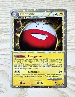 2010 Electrode (Prime) Ultra Rare Triumphant 93/102 NM Holo Pokemon Card - Image 1
