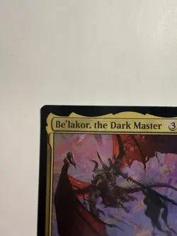 2022 MTG Be'lakor, the Dark Master Warhammer 40K Mythic Foil #006/168 Surge Foil - Image 2