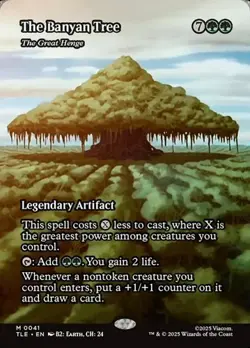 The Great Henge "The Banyan Tree" - Foil Extended Art TLE NM MTG - Image 1