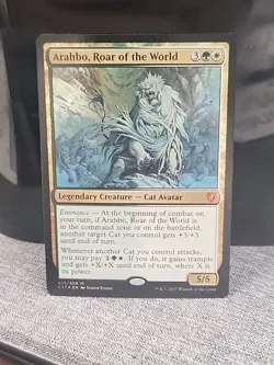 Arahbo, Roar of the World Commander 2017 Foil - Image 1