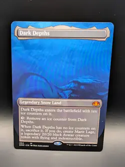 MTG - Dark Depths - BORDERLESS - Legendary Snow Land - DMR #454 - Mythic - Image 1