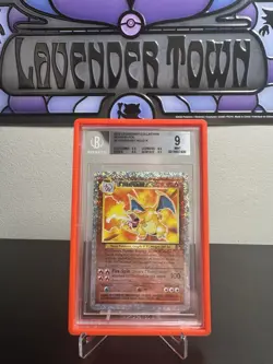 Pokemon 2002 Legendary Coll. Charizard Reverse Holo 3/110 - BGS 9 Beckett - Image 1