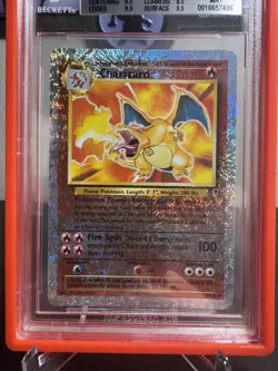 Pokemon 2002 Legendary Coll. Charizard Reverse Holo 3/110 - BGS 9 Beckett - Image 3
