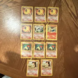Pokemon TCG Cyndaquil Quilava Dark Quilava Neo Lot 11 Cards - Image 4