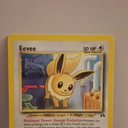 Eevee Uncommon Unlimited Neo Discovery 38/75 HP Pokemon TCG - Image 2