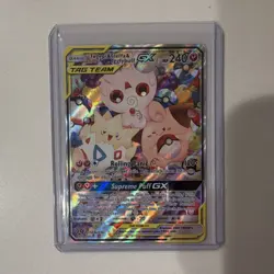 Pokemon Togepi & Cleffa & Igglybuff GX Ultra Rare Full Art TAG TEAM 143/236 Holo - Image 1