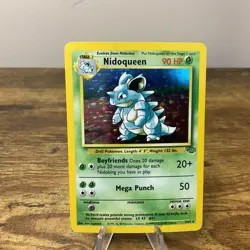 Pokemon TCG Nidoqueen Jungle 7/64 Holo Unlimited Holo Rare - Image 1