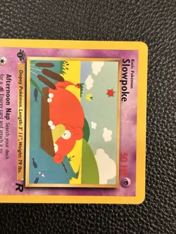 Pokemon TCG Slowpoke Team Rocket 67/82 Common Card WOTC 2000 - Image 2