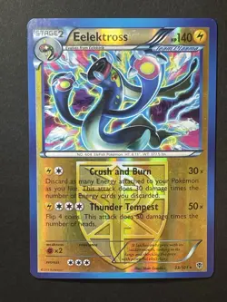 Pokemon tcg damaged random holo lot, Kyogre, Salandit, Eelektross MP - Image 1