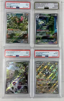 Lot Of 12 Graded Pokemon Cards PSA AGS IR AR SIR Promo Holo Full Art Eevee - Image 4