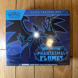 Pokemon Mega Evolution Phantasmal Flames Elite Trainer Box ETB Sealed - Image 1