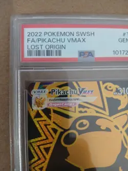 2022 Pokemon SWSH FA/Pikachu VMAX Lost Origin TG29 PSA 10 GEM MT - Image 3