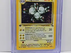 Pokemon Magneton 11/62 Fossil Holo 1st Edition CGC 10 Gem Mint WOW Rare!! - Image 4
