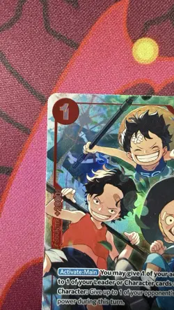 One Piece Ace & Sabo & Luffy (Alternate Art) OP13-007 Carrying On His Will Foil - Image 3