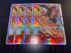 4x Shanks OP06-007 SR Playset NM One Piece TCG - Image 1
