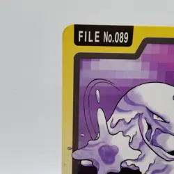 Pokemon Cards Bandai Carddass Muk File No.089 1997 VG Japanese i790 - Image 2