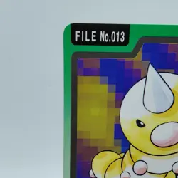 Pokemon Cards Bandai Carddass Weedle File No.013 1997 VG Japanese i774 - Image 2