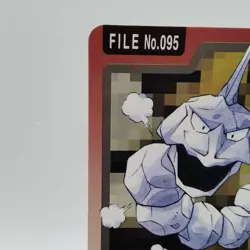 Pokemon Cards Bandai Carddass Onix File No.095 1997 EX Japanese i787 - Image 2
