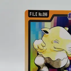 Pokemon Cards Bandai Carddass Drowzee File No.096 1997 EX Japanese i786 - Image 2