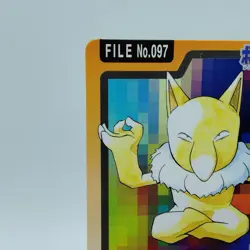 Pokemon Cards Bandai Carddass Hypno File No.097 1997 VG Japanese i785 - Image 2
