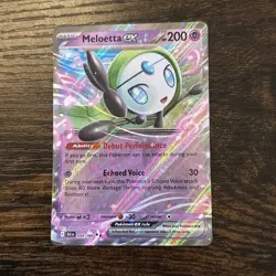 Meloetta ex #44 Double Rare Holo Pokemon Sv11B: Black Bolt Card - Image 1