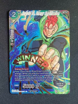 Dragon Ball Super 2021 Store Championship Winner Alt Art Card Set 2 Rare Gold - Image 1