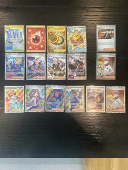 Pokemon TCG Gold Cards Full Art Trainers Secret Energy FS PE - Image 1