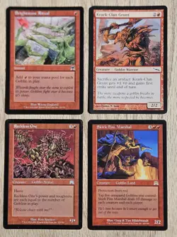 MTG - (x16) Goblin Cards. Various sets and Conditions. - Image 3