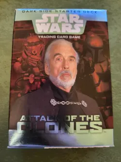 Star Wars Dark Side Starter Deck NEW Attack of the Clones Trading Card Game TCG - Image 1