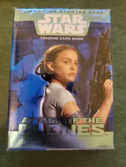Star Wars Light Side Starter Deck NEW Attack of the Clones Trading Card Game TCG - Image 1