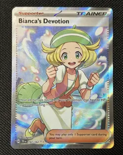 Pokemon TCG Bianca's Devotion Trainer Holo Card SV05: Temporal Forces - Image 1