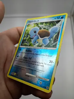 2007 Pokemon TCG Squirtle 112/132 Secret Wonders Reverse Holo Card - Image 3