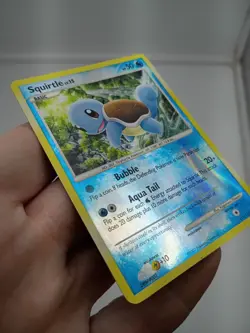 2007 Pokemon TCG Squirtle 112/132 Secret Wonders Reverse Holo Card - Image 4