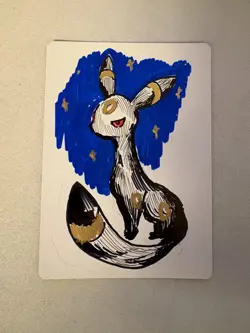 PD 546 MTG Artist Proof Thieves' Guild Enforcer Sketch Umbreon Magic - Image 2