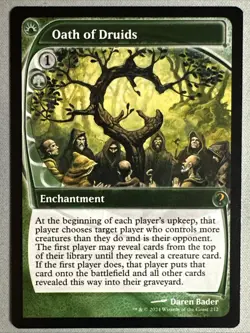 MTG / Oath of Druids / MB2 / #212 / Regular (Future Sight) / Mythic / NM - Image 1