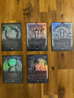 Secret Lair: Featuring: Peach Momoko Rainbow Foil NM - Image 1