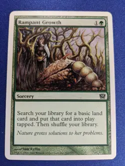MTG Rampant Growth Ninth Edition 263/350 Regular Common Near Mint NM 9ED 9th Ed - Image 1