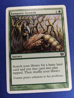 MTG Rampant Growth Ninth Edition 263/350 Regular Common Near Mint NM 9ED 9th Ed - Image 3