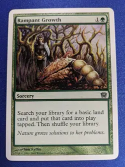 MTG Rampant Growth Ninth Edition 263/350 Regular Common Near Mint NM 9ED 9th Ed - Image 4