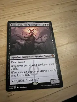 MTG Sheoldred, the Apocalypse (Phyrexian) (369) | LP | Dominaria United {DMU} - Image 1